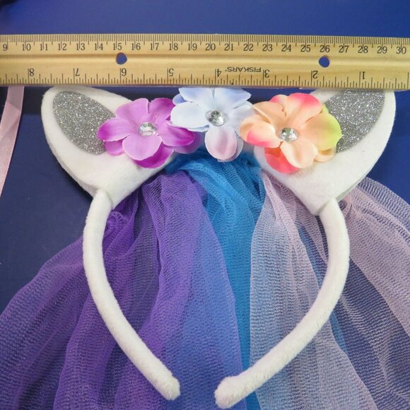 Plush Princess Wand & Unicorn Headband Halloween costume accessory - Picture 7 of 13